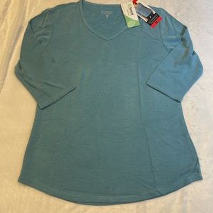 Segments 3/4 sleeve top NWT size medium